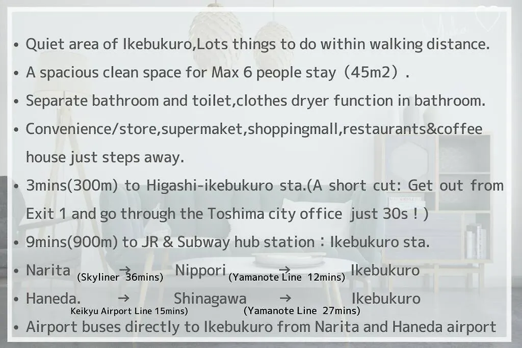 Apartmán Comma House Minami-Ikebukuro 201 Prefektura Tokio